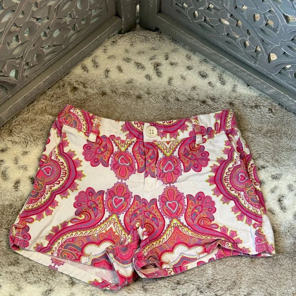 GAP Kids floral boho shorts girls size 8 summer vacation girlhoodcore barbiecore